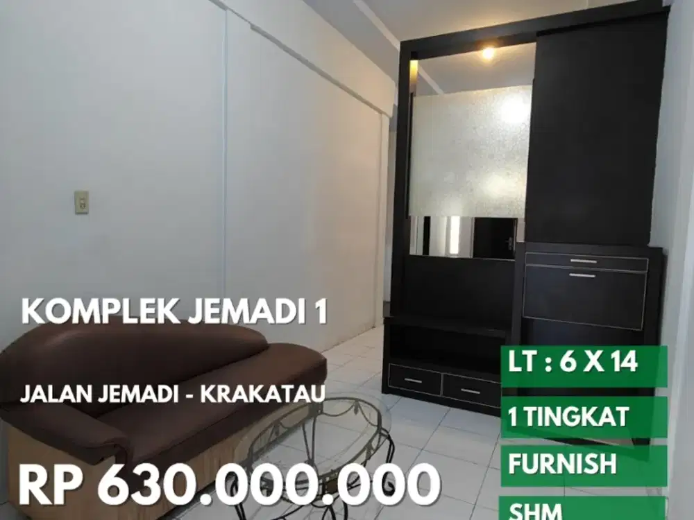 rumah siap huni jalan jemadi 1 daerah krakatau dan bilal