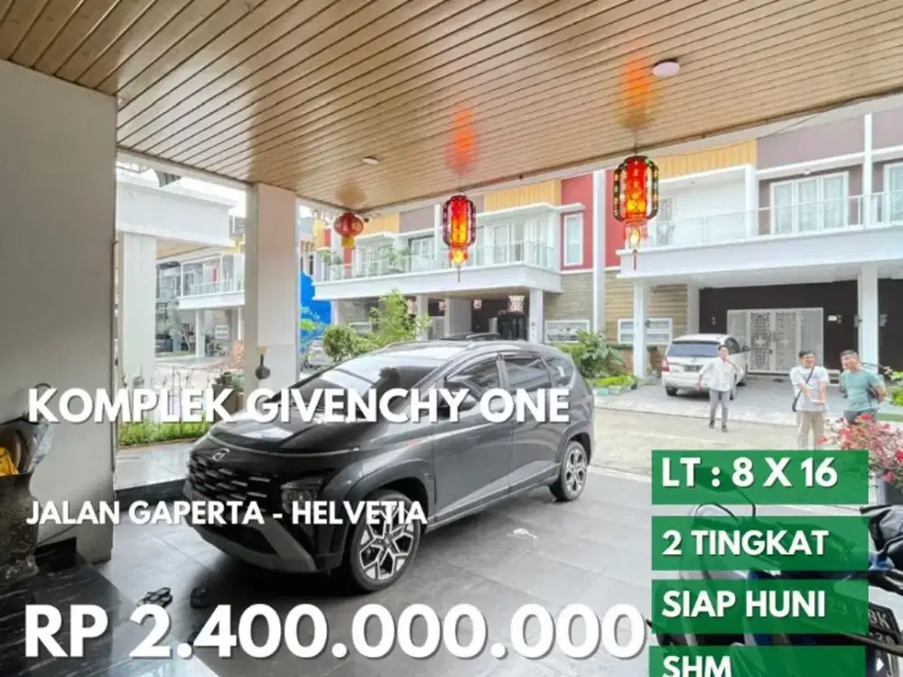 rumah furnished givenchy one jalan gaperta - kapten muslim