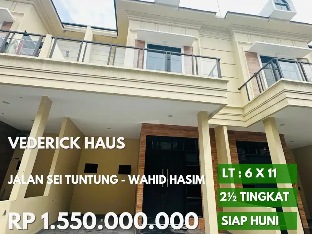Komplek Vederick haus jalan sei tuntung kh wahid hasim dan darussalam