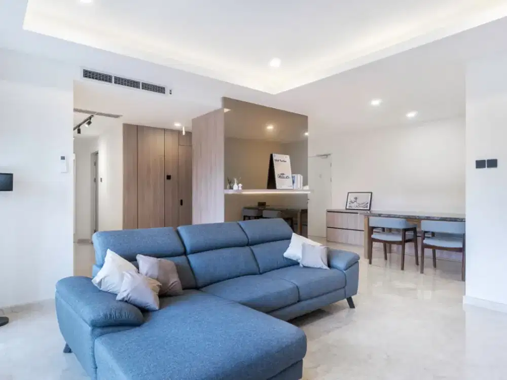 Y. DISEWAKAN APARTEMEN 3BR FURNISH HEGARMANAH RESIDENCE BANDUNG TOWER B TIPE JADE