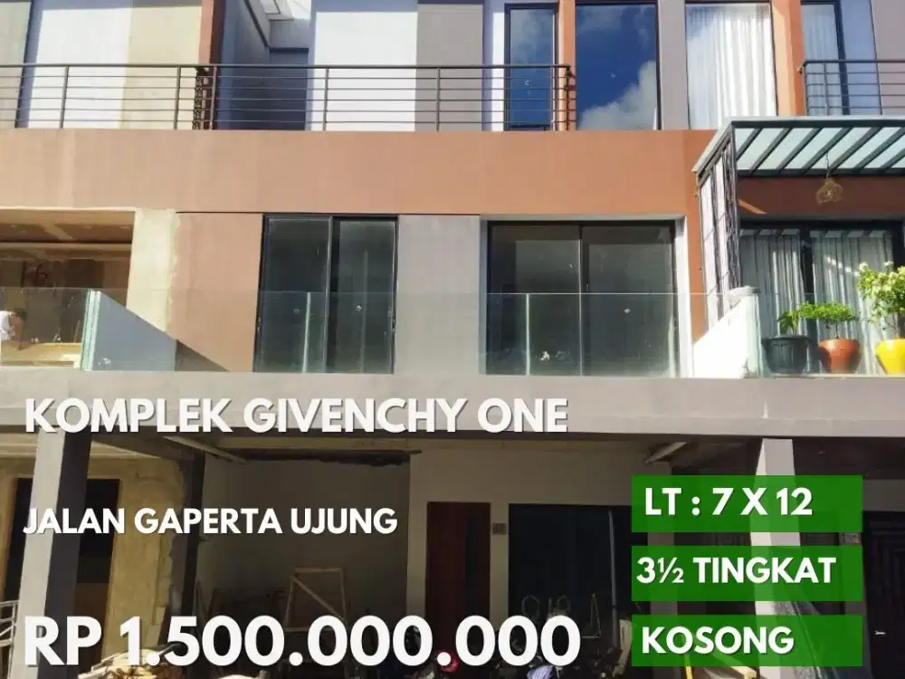 Komplek givenchy one tipe prada jalan gaperta ujung kapten muslim