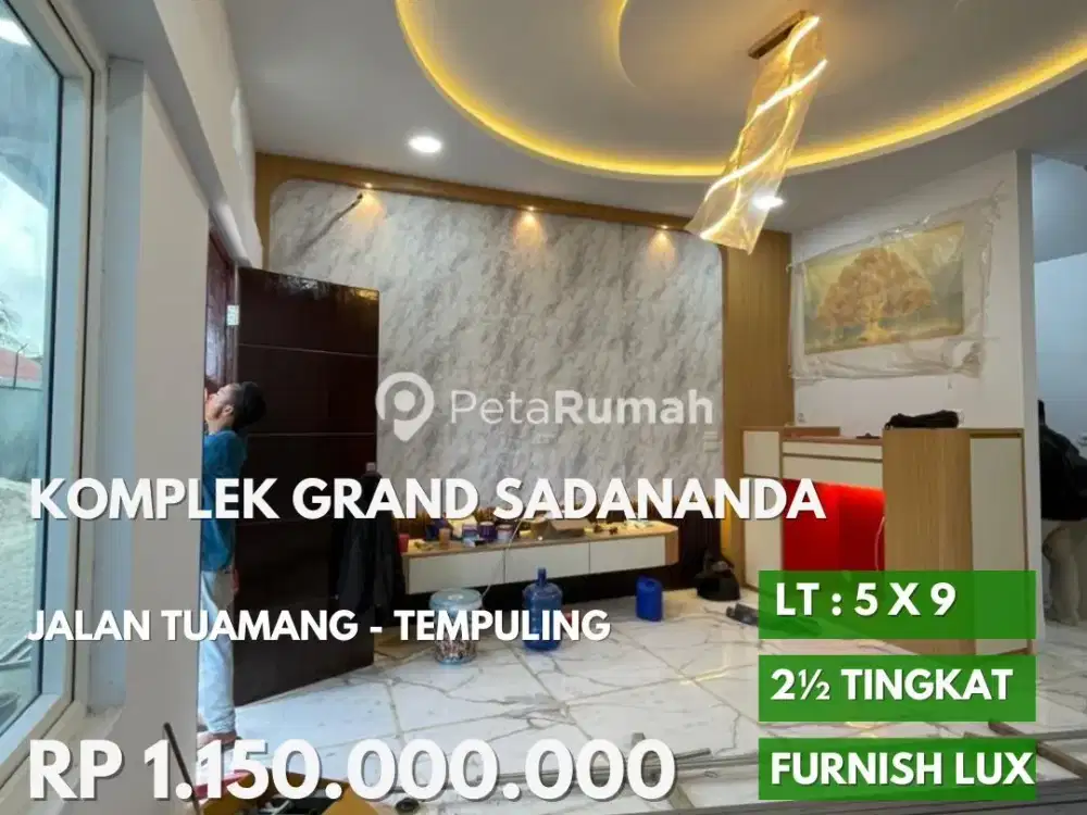 Rumah full furnish lux jalan tuamang daerah pancing dan krakatau