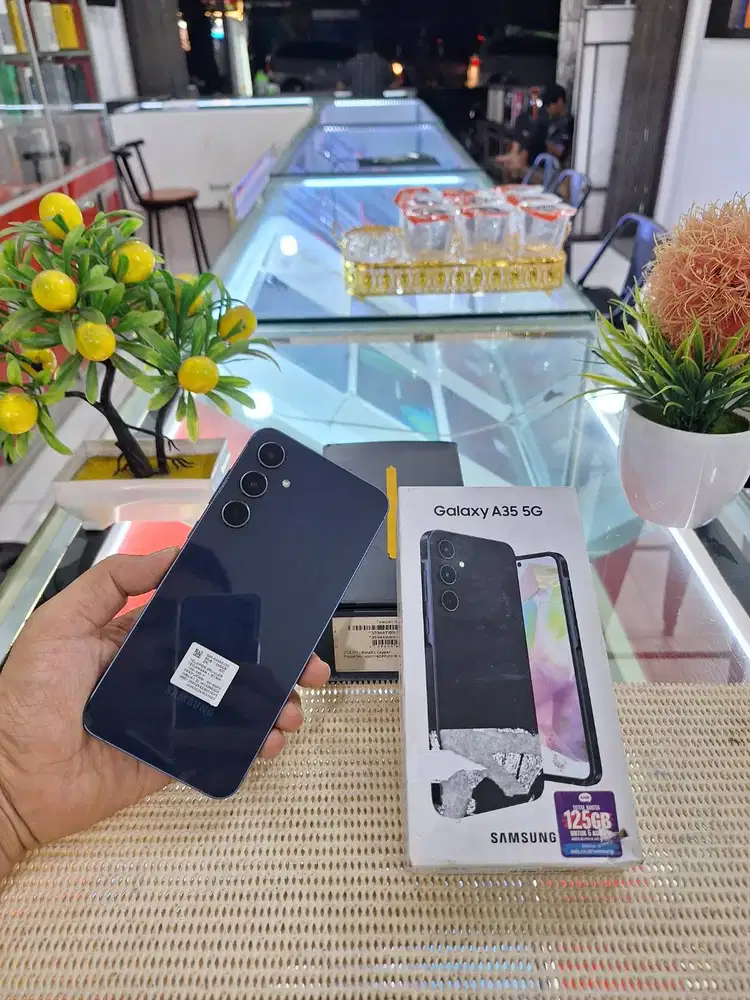 Samsung A35 5G Ram 8+8Gb/ 256Gb Fullset Mulus Original 100% Bergaransi