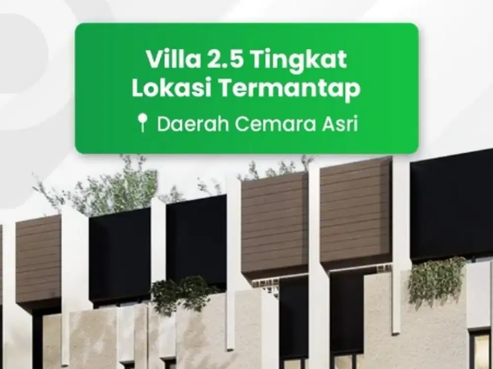 komplek the zen cemara daerah cemara asri dan bhayangkara