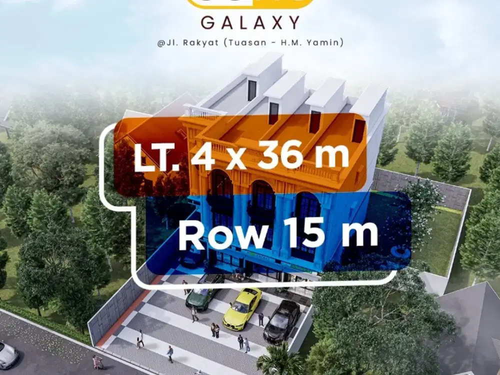 ruko Soho galaxy jalan rakyat daerah tuasan dan H M Yamin