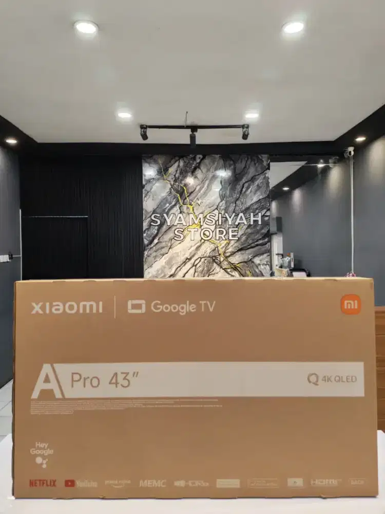 Xiaomi Google TV A Pro 43inc Ultra HD 4K QLED 2026 Baru Garansi Resmi.
