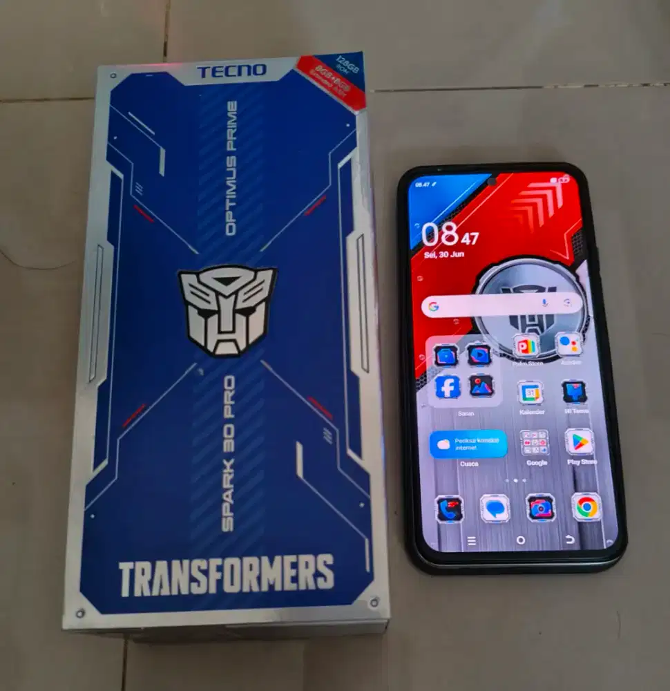 Techno spark 30pro ram 16/5G type Tertinggi
