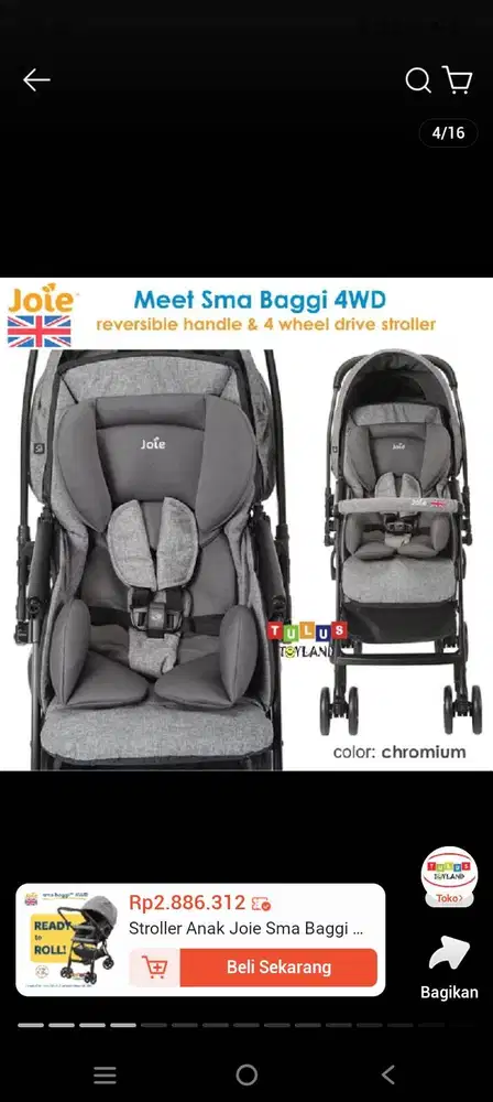 Stroller Joei nego!!