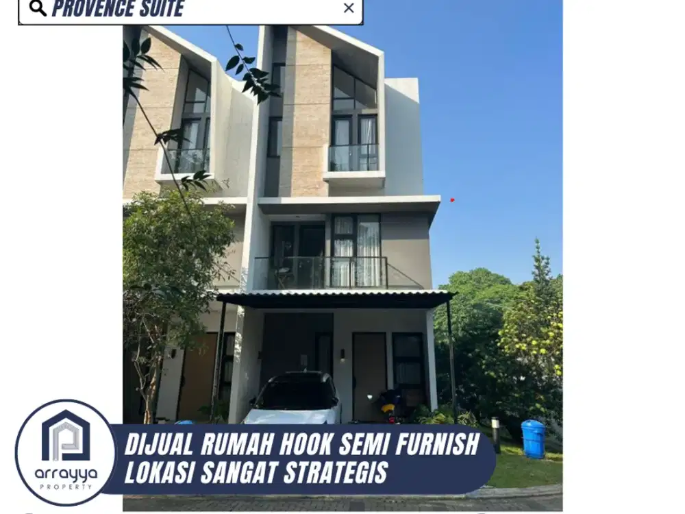 DIJUAL RUMAH HOOK SEMI FURNISH PROVENCE SUITE (LSB40)