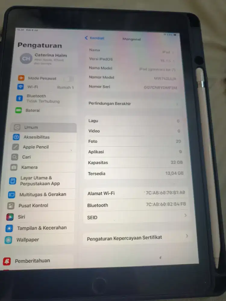 iPad bagus jarang dipaksi