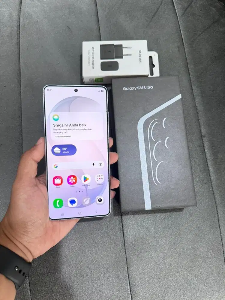SAMSUNG S26 ULTRA RAM 12/512 GB FULLSET LIKE NEW GARANSI 9 BULAN LAGI