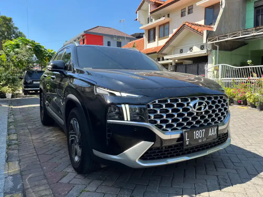 HYUNDAI SANTA FE 2.2 SIGNATURE SOLAR DIESEL MATIC 2021HITAM