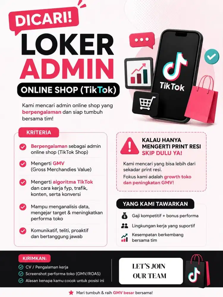 lowongan ads tiktok specialist