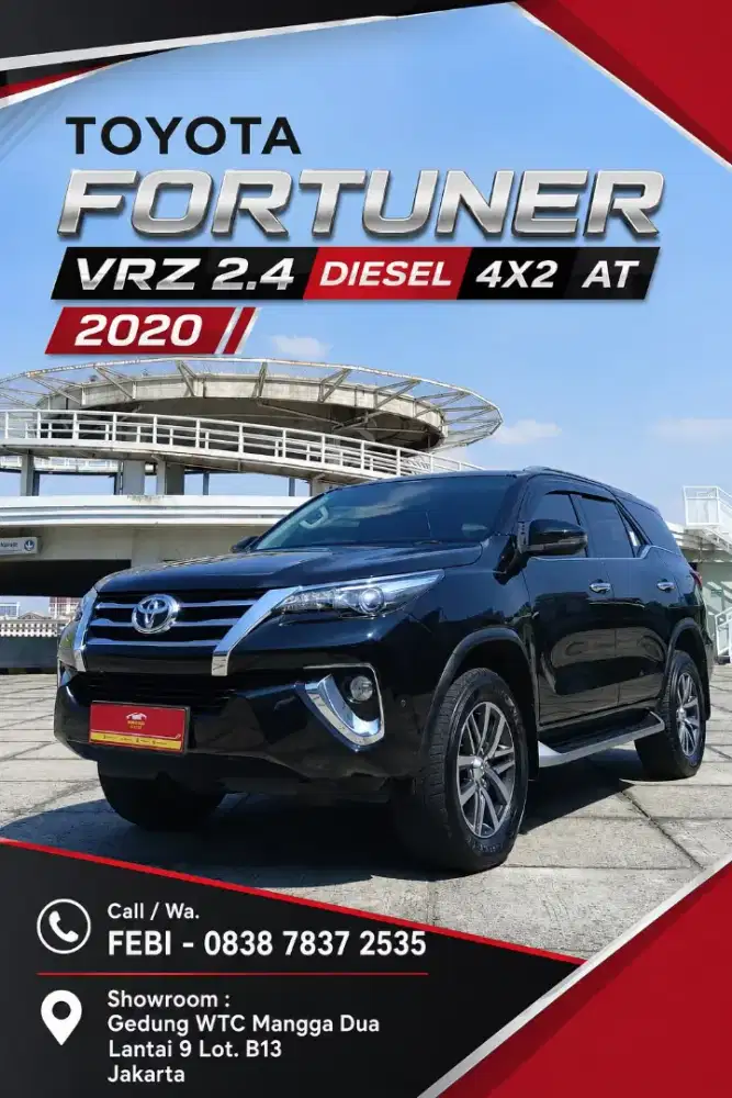 2020 Toyota Fortuner VRZ 2.4 Diesel 4X2 AT Matic Terawat