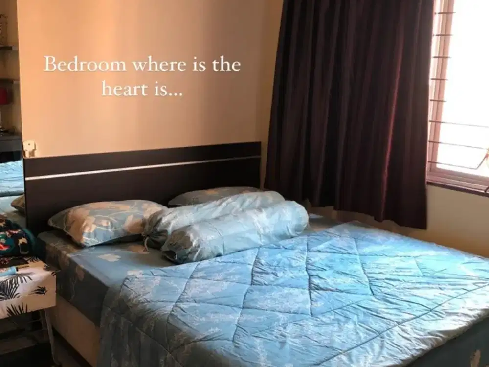 DISEWA APARTEMEN CITY RESORT BOUGENVILLE MURAH