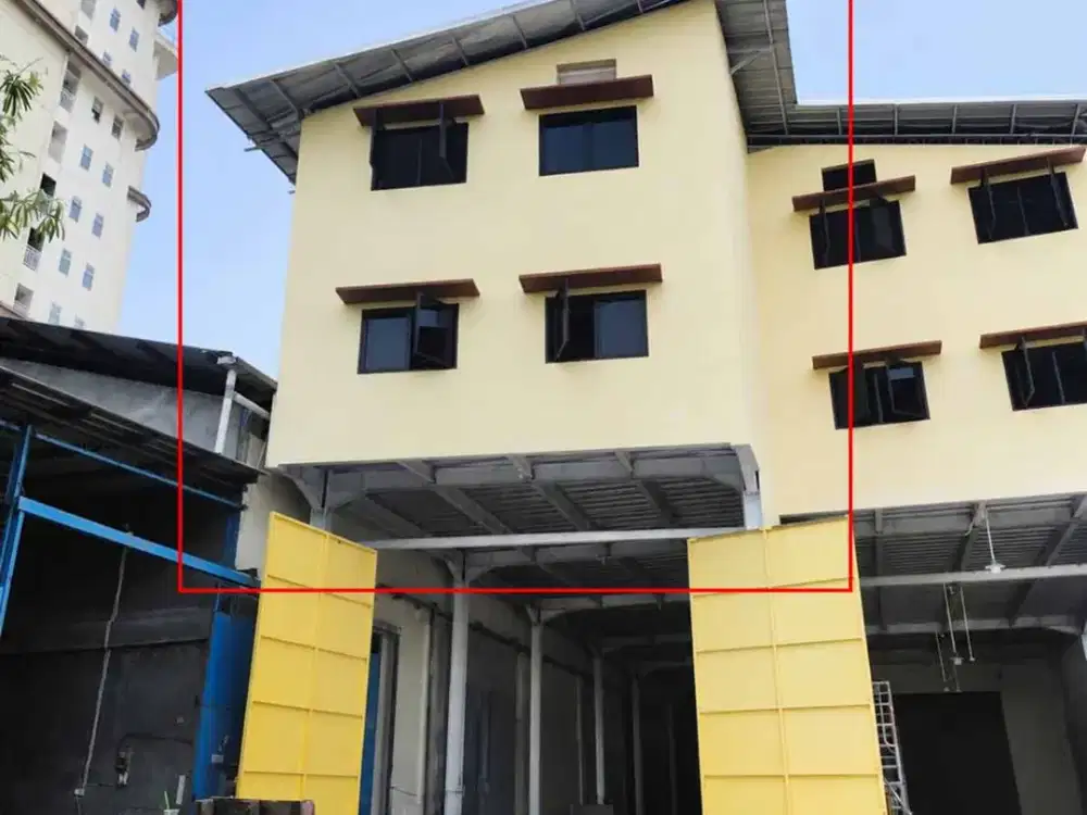 Disewakan Lantai 2 Gudang Baru Prima Jaya Daan Mogot 399m² Akses Kontainer 40 Ft Ada Lift Barang Cocok untuk Logistik
