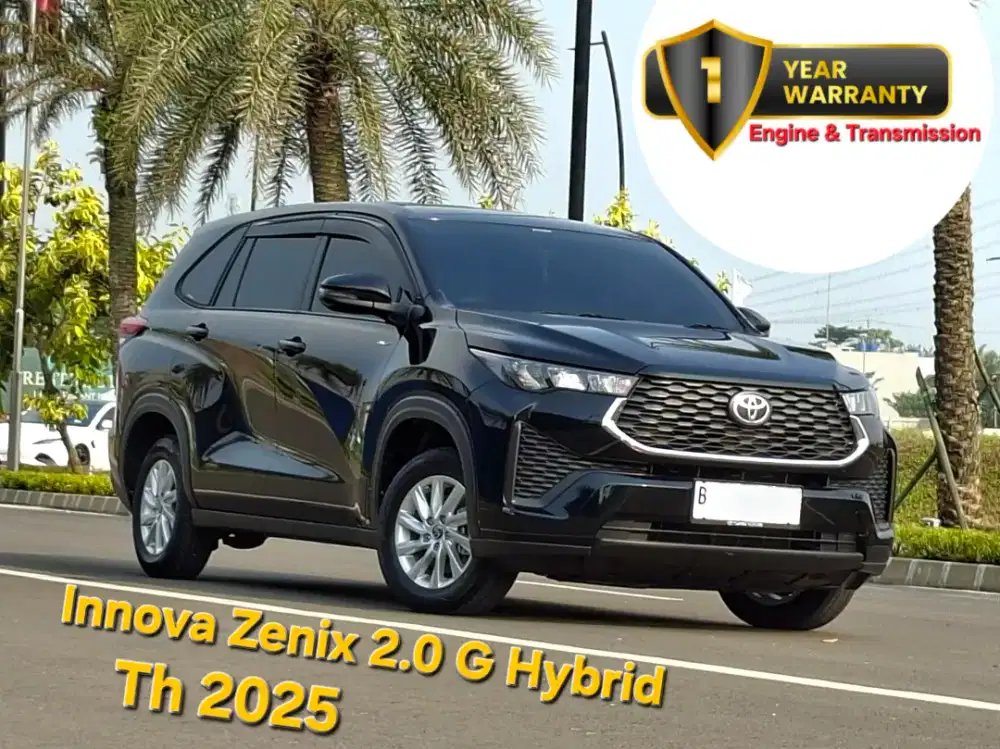Tangan 1 Service Record Innova Zenix 2.0 G HV Cvt Hybrid 2025