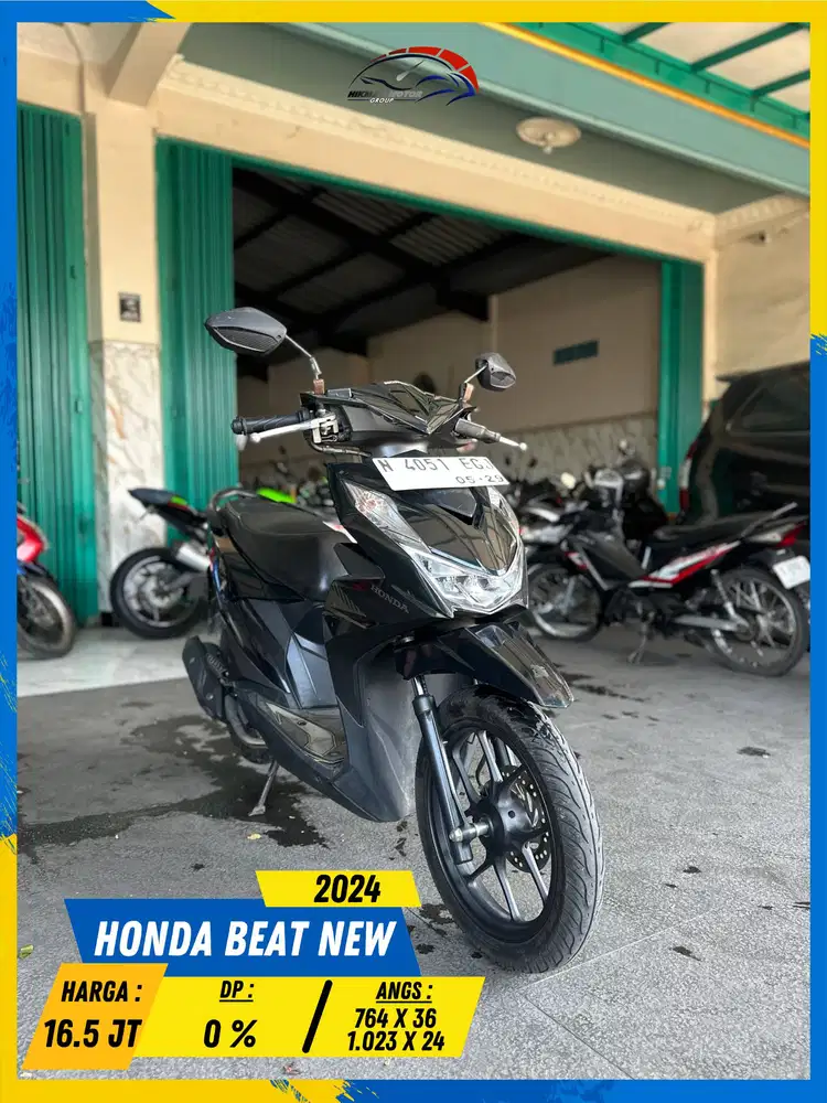 HONDA BEAT NEW 2024 TERMURAH SE MALANG BOSS HIKMAH MOTOR KEPUH