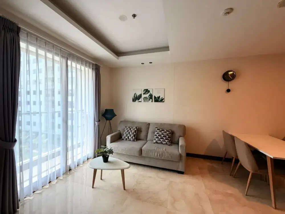 Y. DISEWAKAN APARTEMEN 2BR FURNISH HEGARMANAH RESIDENCE BANDUNG TIPE ONYX