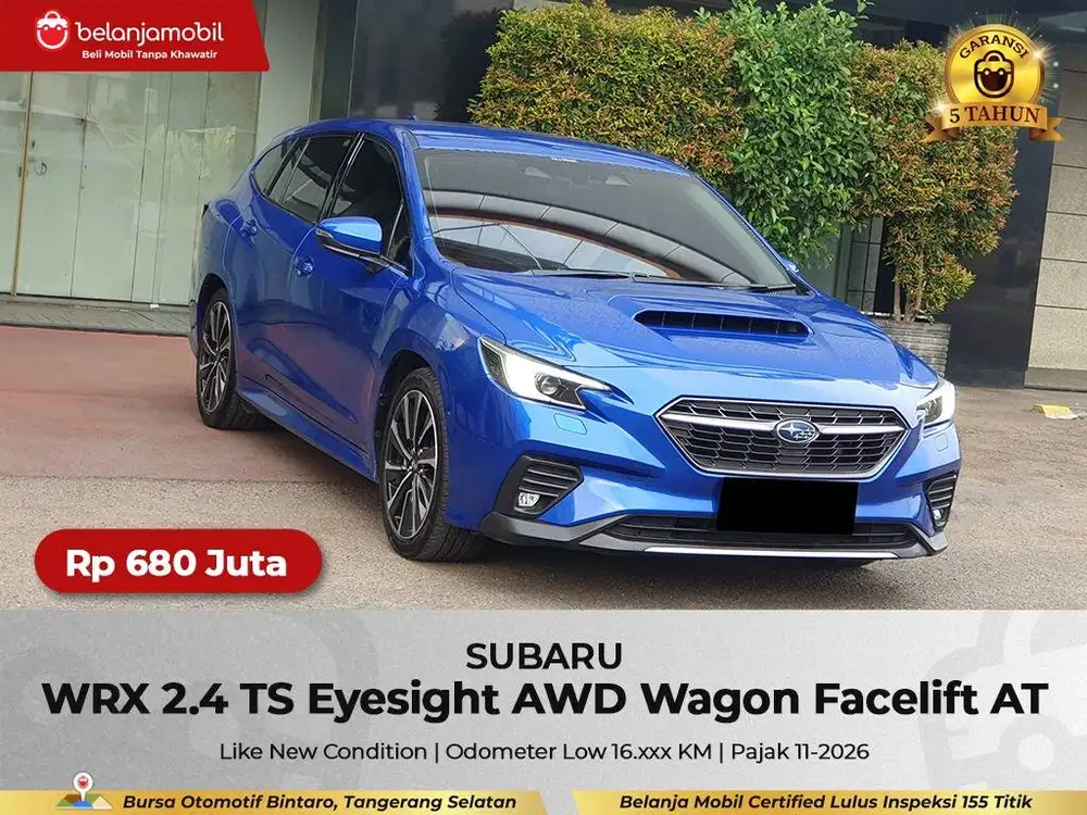 [LOW KM 16RB] Subaru WRX 2.4 TS Eyesight AWD Wagon Facelift 2023/2024