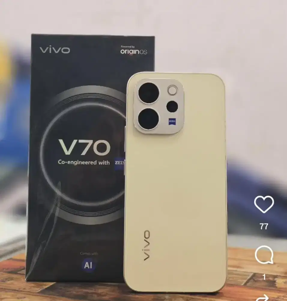 Promo kredit murah hp vivo V70 bisa bebas 2X angsuran tanpa dp