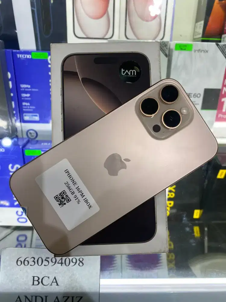 iPhone 16 pro max 256 ibox
