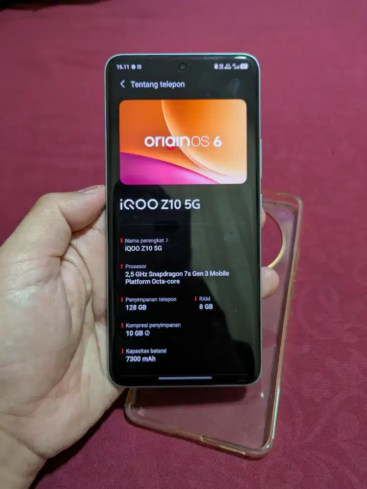 iQOO Z10 5G 8/128GB Fullset – Mulus, Siap Pakai