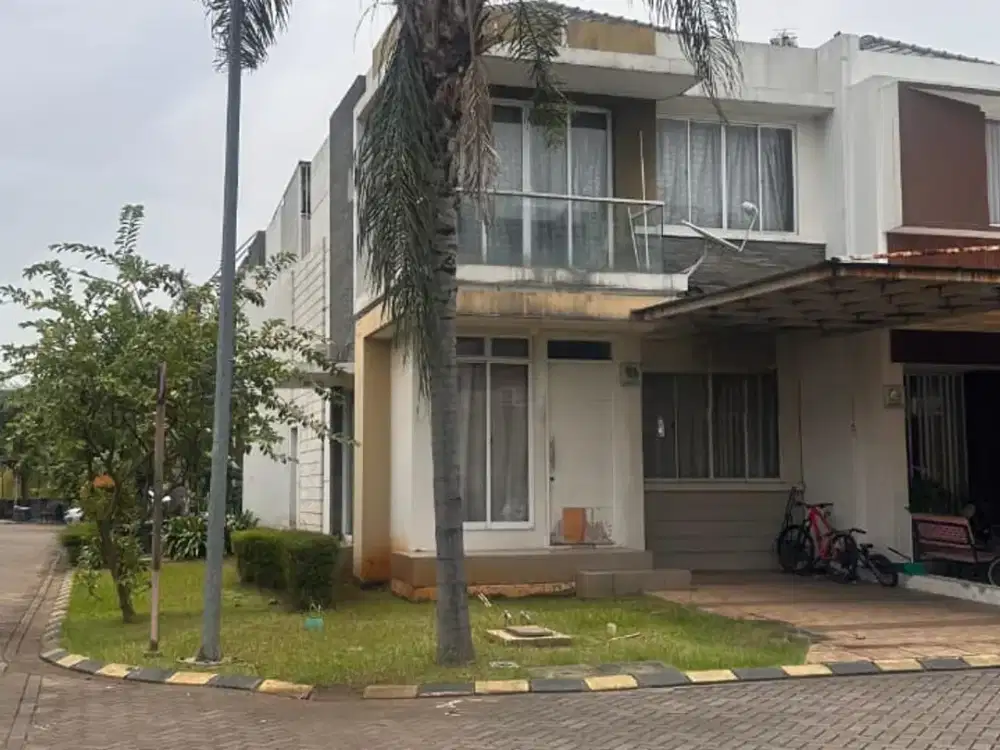 Dijual Rumah 2 Lantai Hoek dalam Cluster Tropical Garden , Galaxy Bekasi