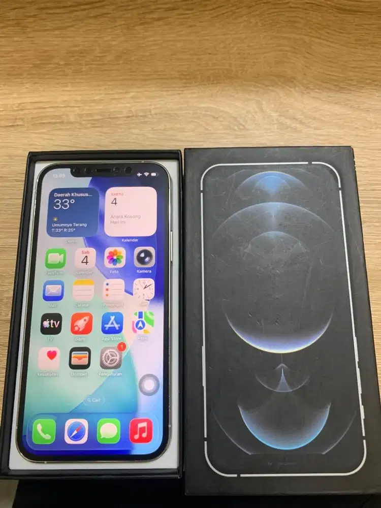 IPHONE 12 PRO 256GB RESMI BEACUKAI NOKEN