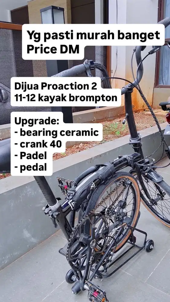 Sepeda trifold Proaction Parrot2 full upgrade