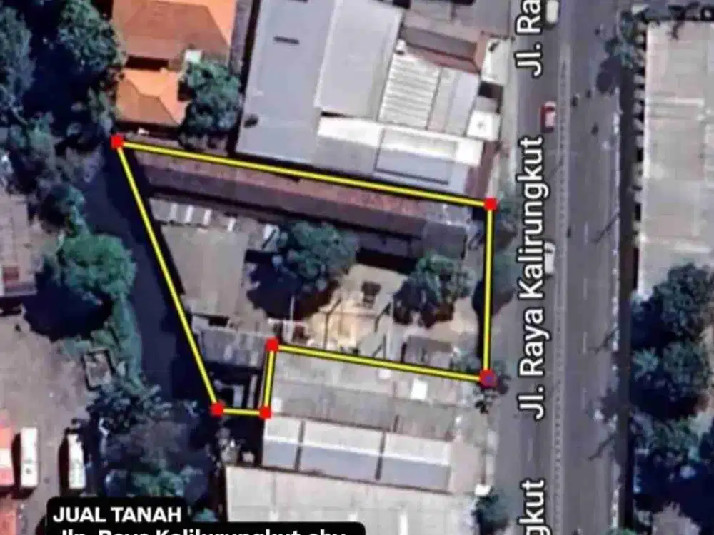 DIJUAL TANAH BONUS BANGUNAN RAYA KALIRUNGKUT SURABAYA NOL JALAN RAYA