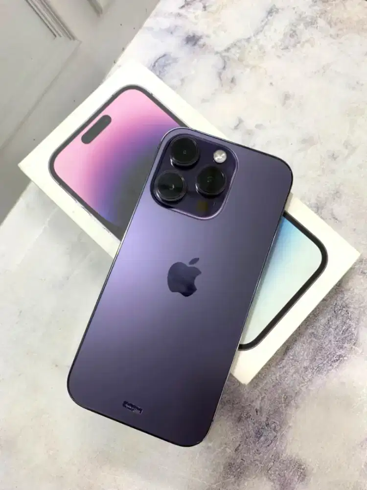 iphone 14 pro 256GB deep purple ibox lengkap