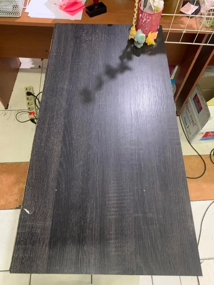 Meja kantor hitam /meja belajar hitam