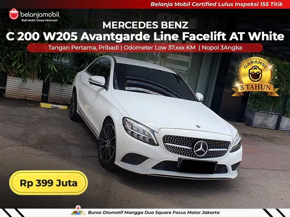 [ KM LOW ] Mercedes Benz Mercy C200 C 200 W205 Avantgarde 2019 2020