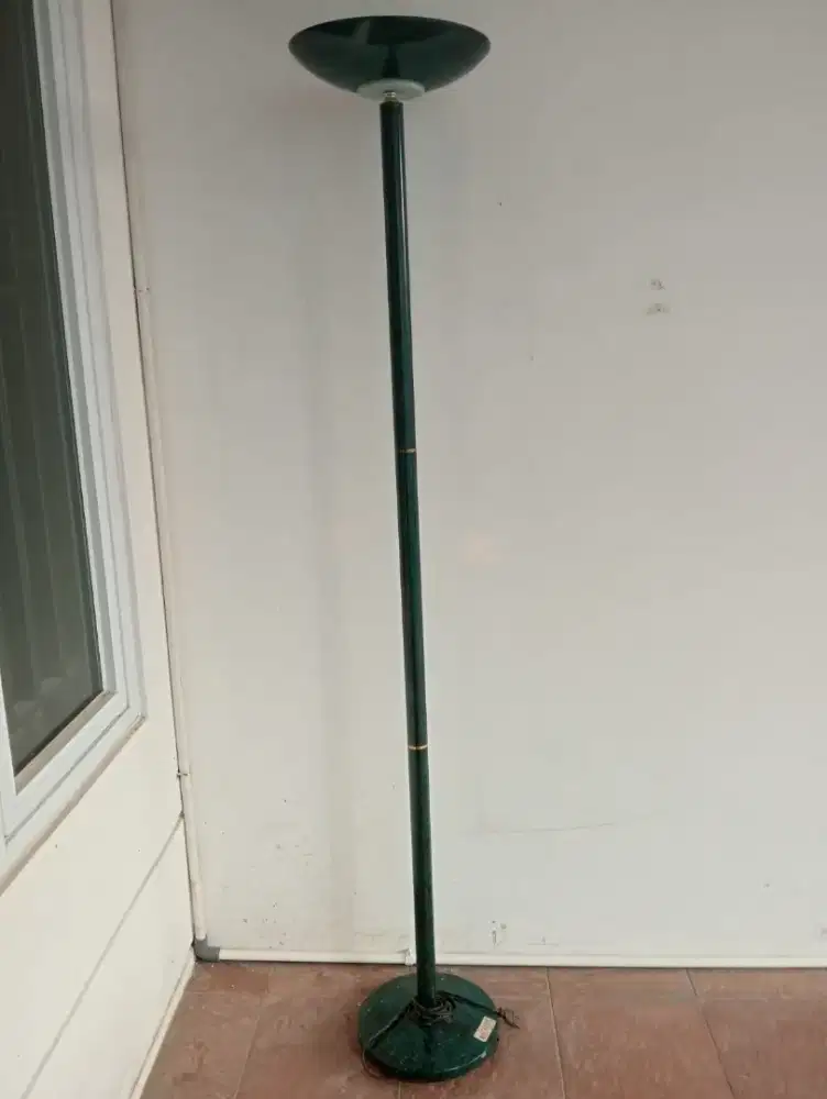 DIJUAL LAMPU BERDIRI HIJAU MARMER ALA VINTAGE
