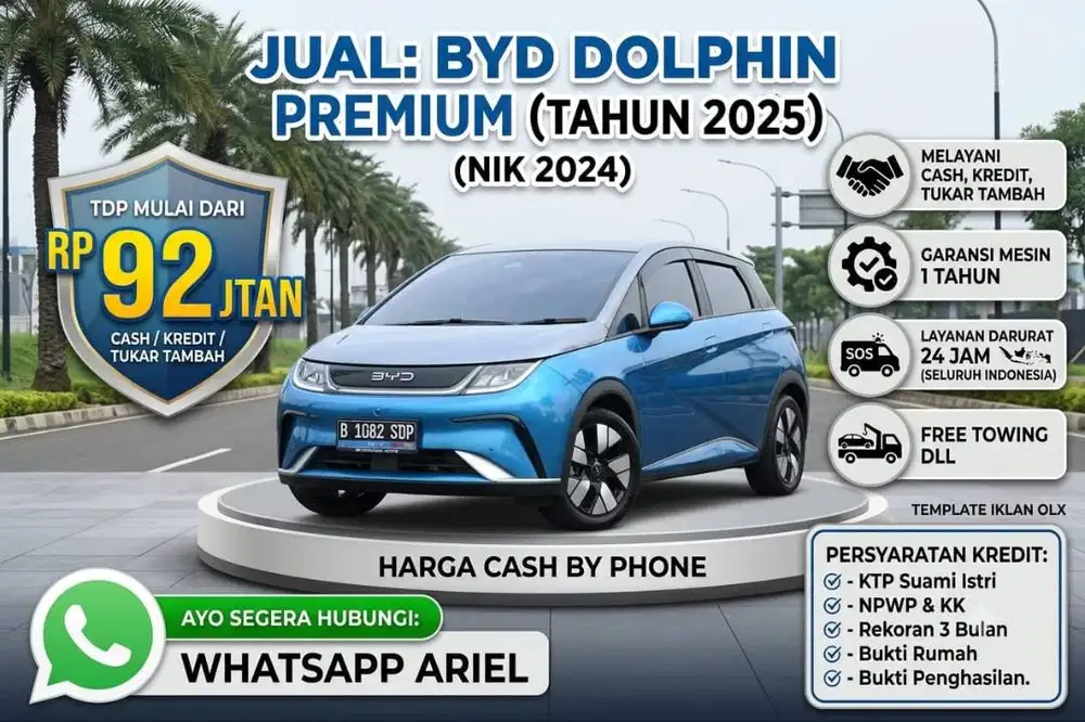 BYD Dolphin 2024 Listrik