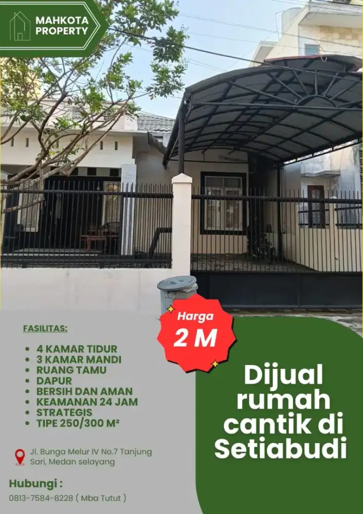 DI JUAL LOKASI BUNGA MELUR HARGA NEGO