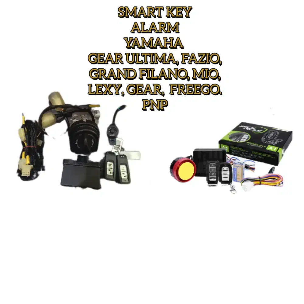 Smart key alarm yamaha gear ultima, fazio, grand filano dll
