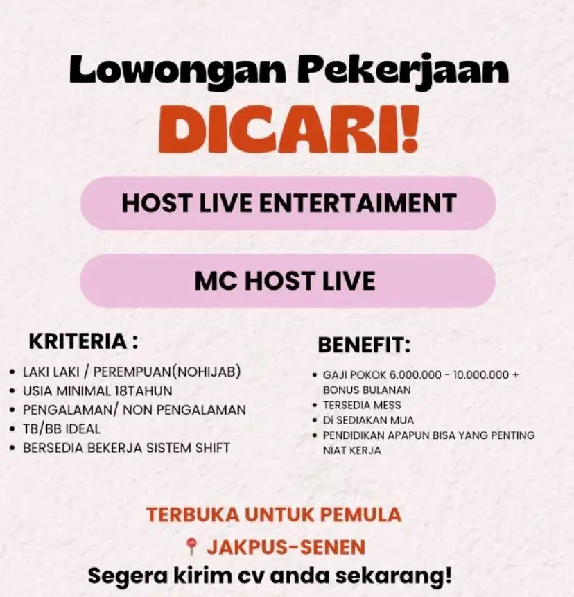 Host live entertaiment