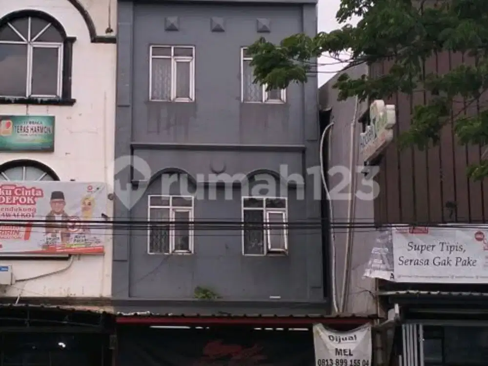 Ruko 3 Lantai+rooftop Strategis Dekat Stasiun & Tol Kukusan Depok