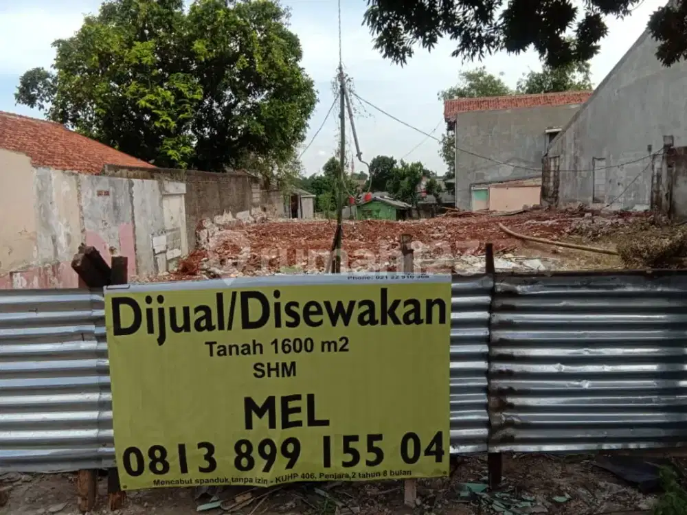 Tanah Di Area Komersil Jalan Raya Sawangan Dekat Gerbang Tol Desari