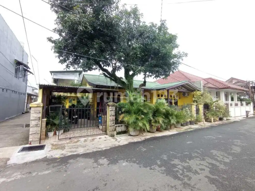Rumah Siap Huni Pinggir Jalan di Perumnas Depok Jaya Pancoran Mas