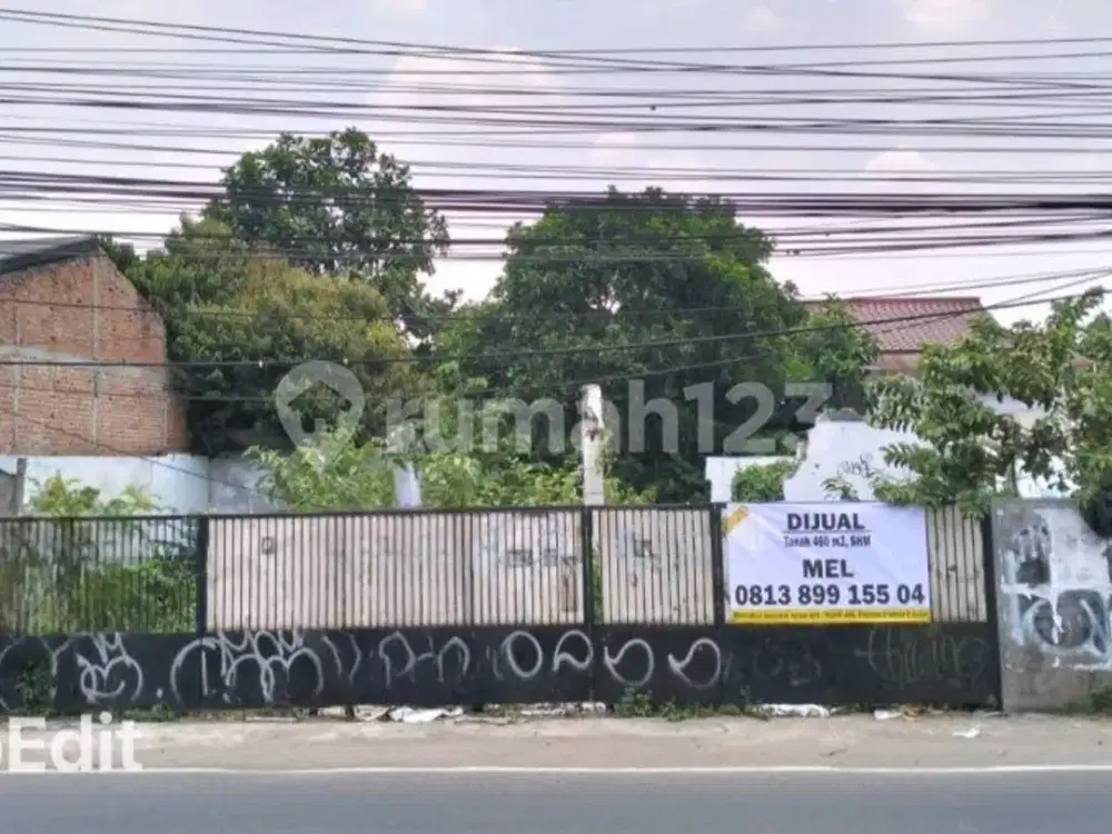 Tanah Pinggir Jalan Raya Sawangan Depok Dekat Ciputat Dan Parung