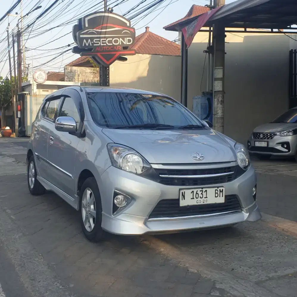 LCGC Terbaik seDUNIA Toyota Agya 1.0 G Trd M/T 2013 Silver 36k KM