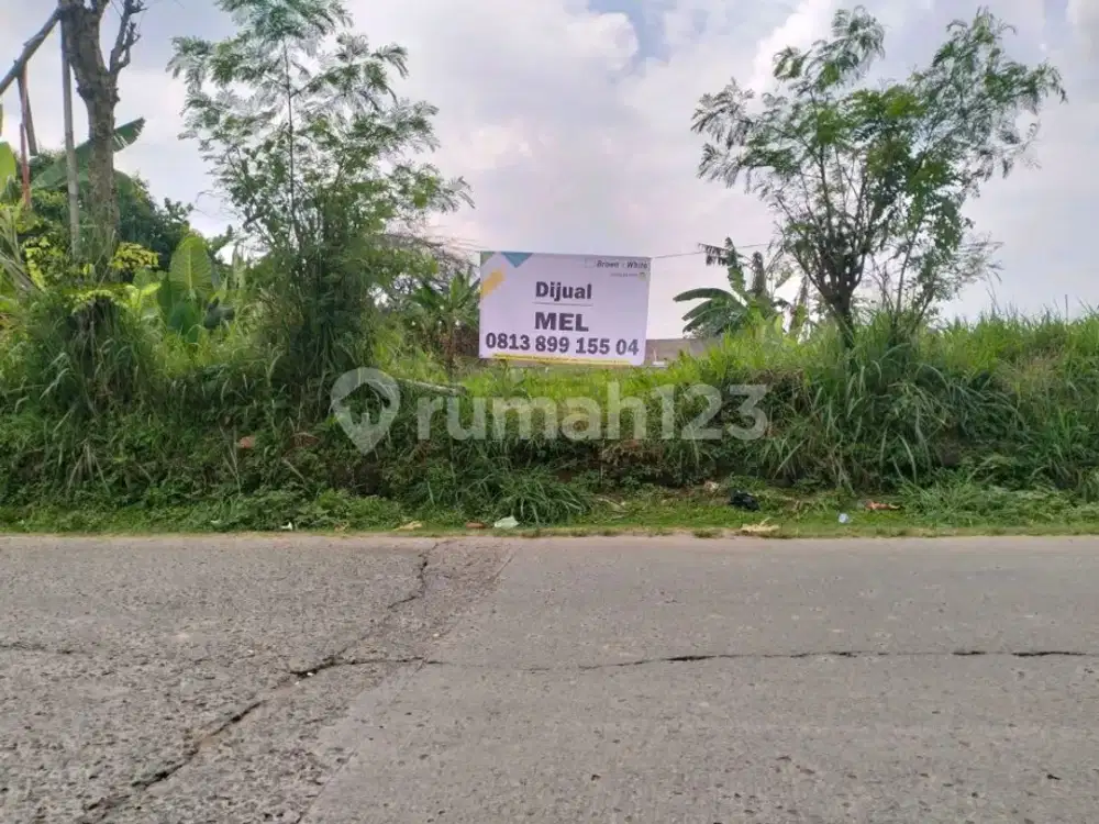 Tanah Siap Bangun Pinggir Jalan Raya Sulaiman Bedahan  Sawangan