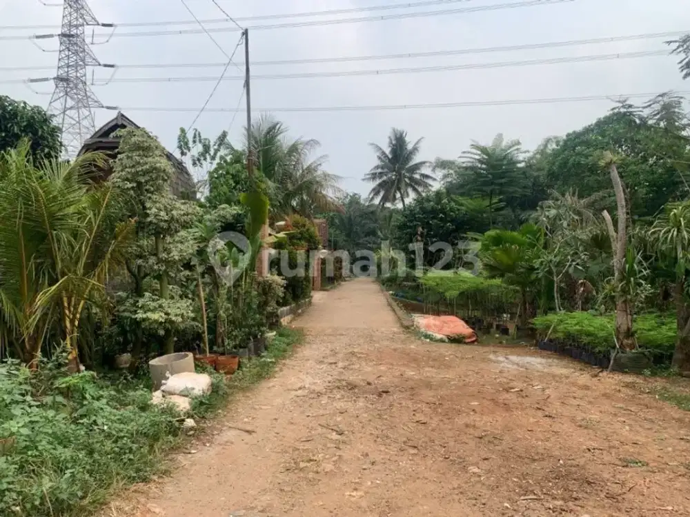 Tanah Siap Bangun Bentuk Kotak SHM Dekat Stasiun Citayam