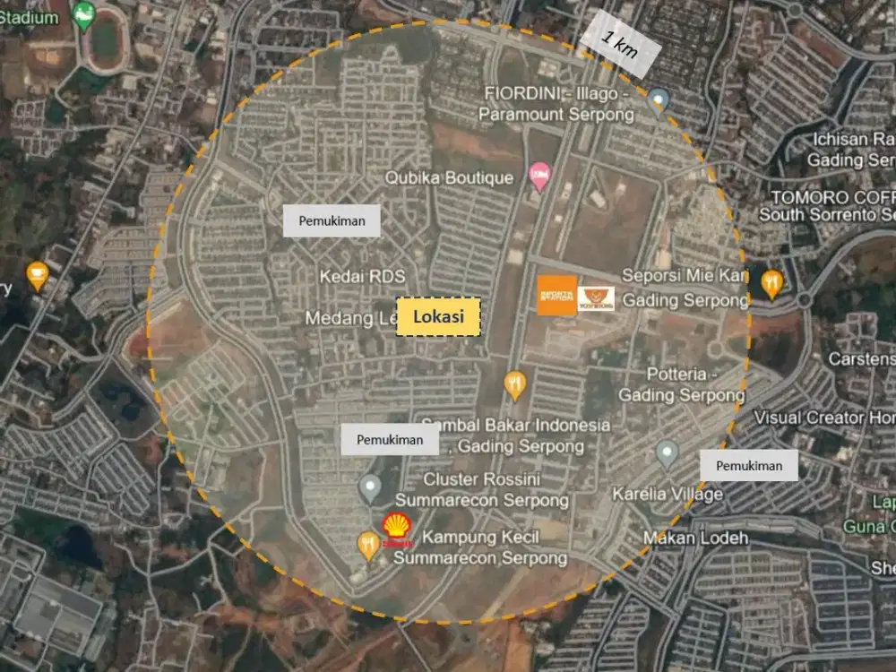 Tanah Kavling Strategis Medang Gading Serpong Cocok Rumah Kost Kontrakan