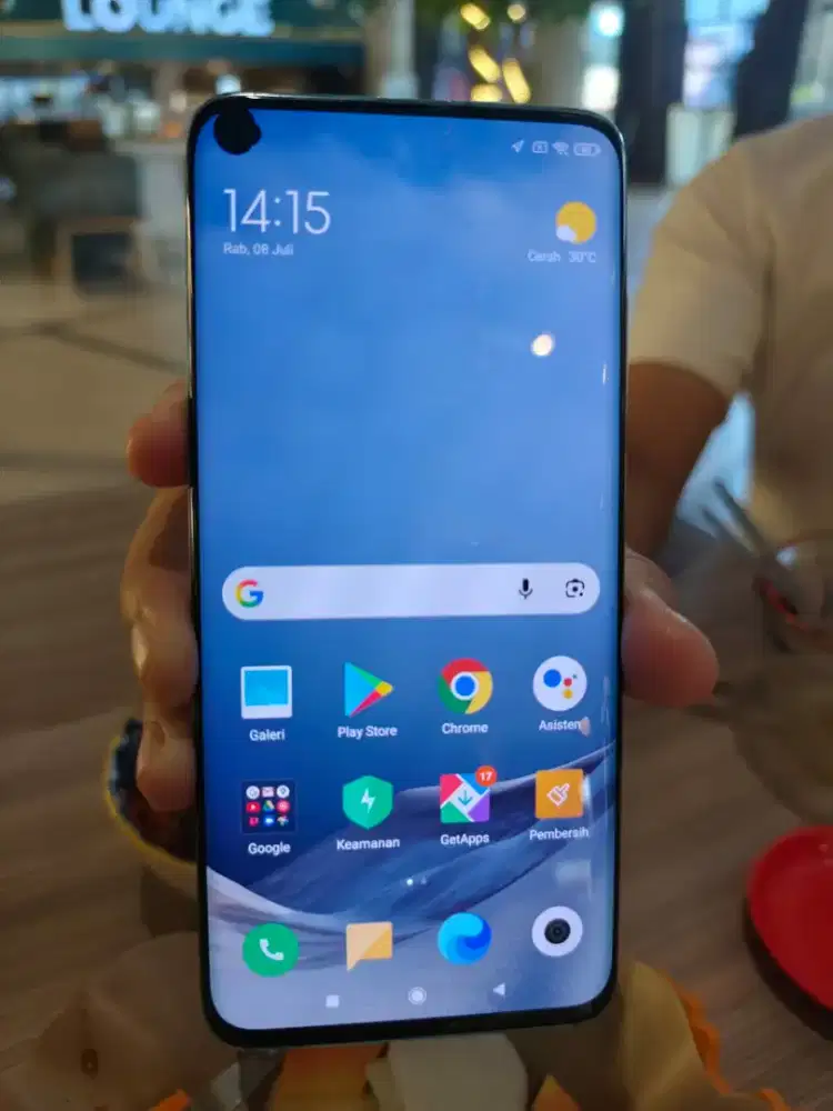 Xiaomi 10 5G /256 fullset warna hijau