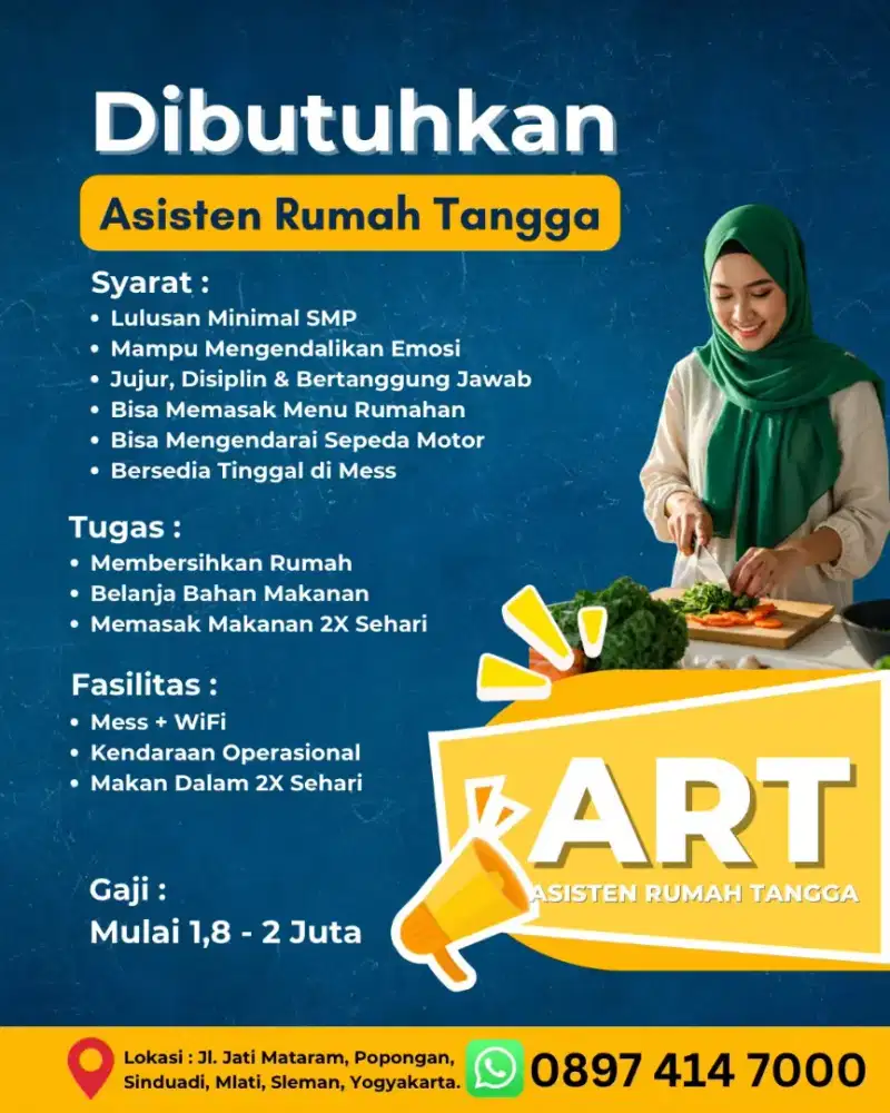 Lowongan ART Pembantu