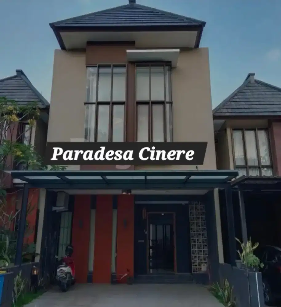 RUMAH FURNISHED MURAH DI CINERE PARADESA CINERE JUAL CEPAT HARGA MODAL